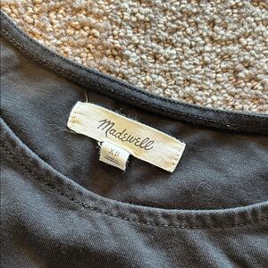 Madewell Black Crew Neck Tee